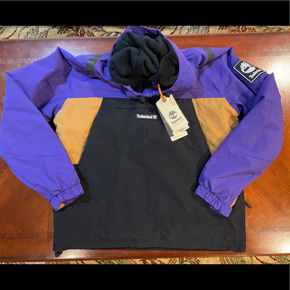 Timberland mens L snow jacket pull over NWT